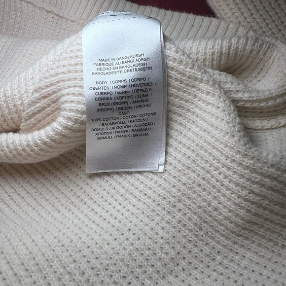 Nice 100% cotton sweater, Ralph Lauren brand, white color - Picture 11 of 11